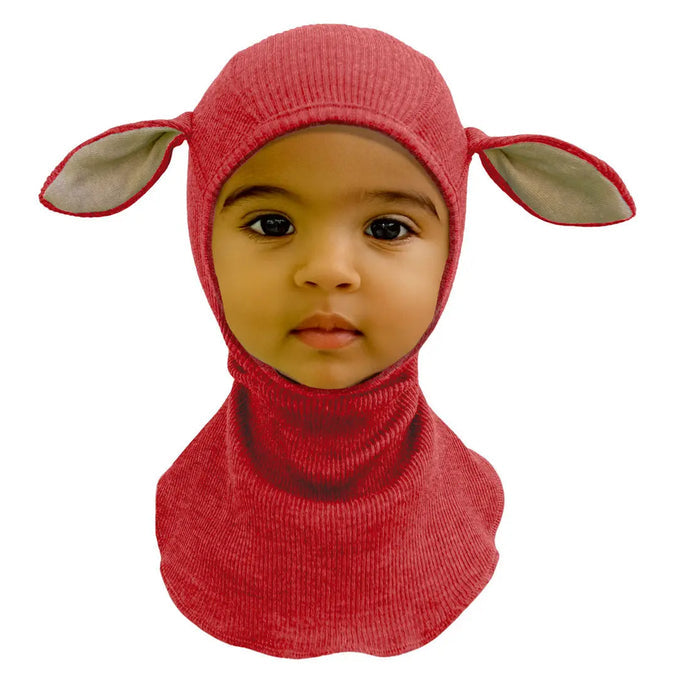 Cagoule en laine mérinos Lambies Manymonths - Lilinappy
