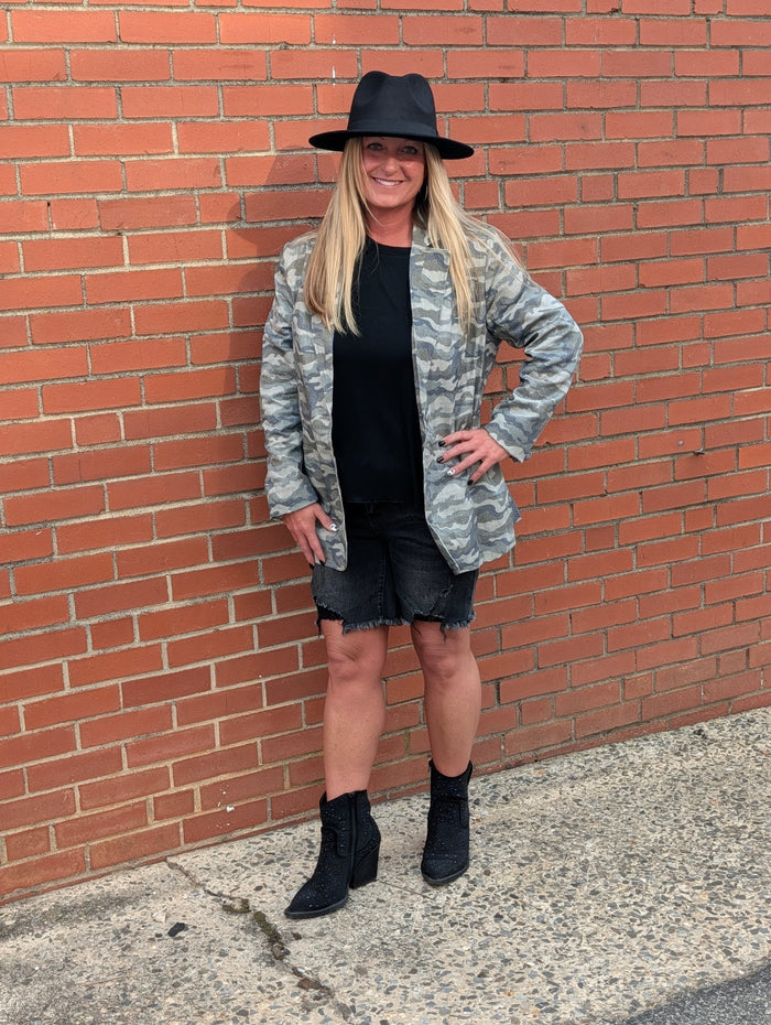 Camo Green Blazer
