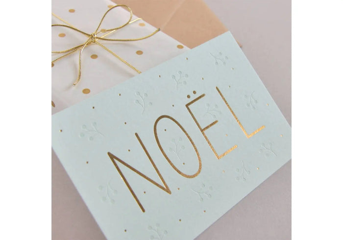 Carte Noël or Zü