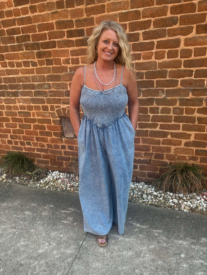 Chambray Jumpsuit