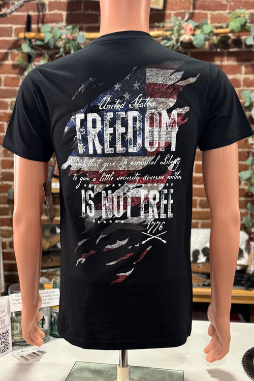 'Freedom Is Not Free' Tee by Howitzer-Men's Graphic Tee-Howitzer-Gallop 'n Glitz- Women's Western Wear Boutique, Located in Grants Pass, Oregon