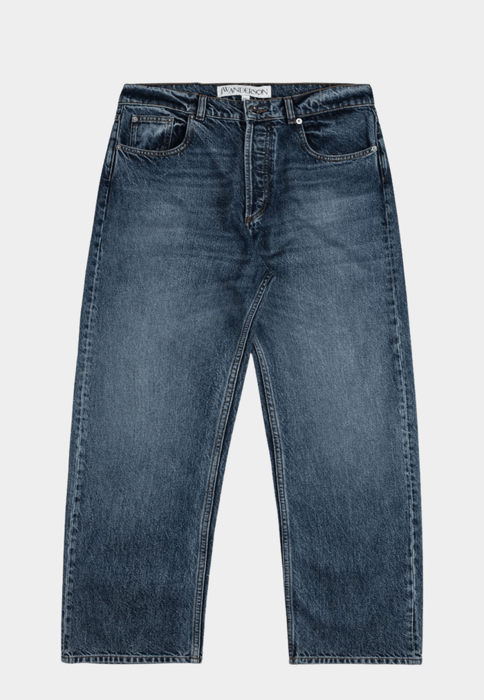 JW Anderson 5 Pocket Straight Leg Trousers 172 Mid Blue