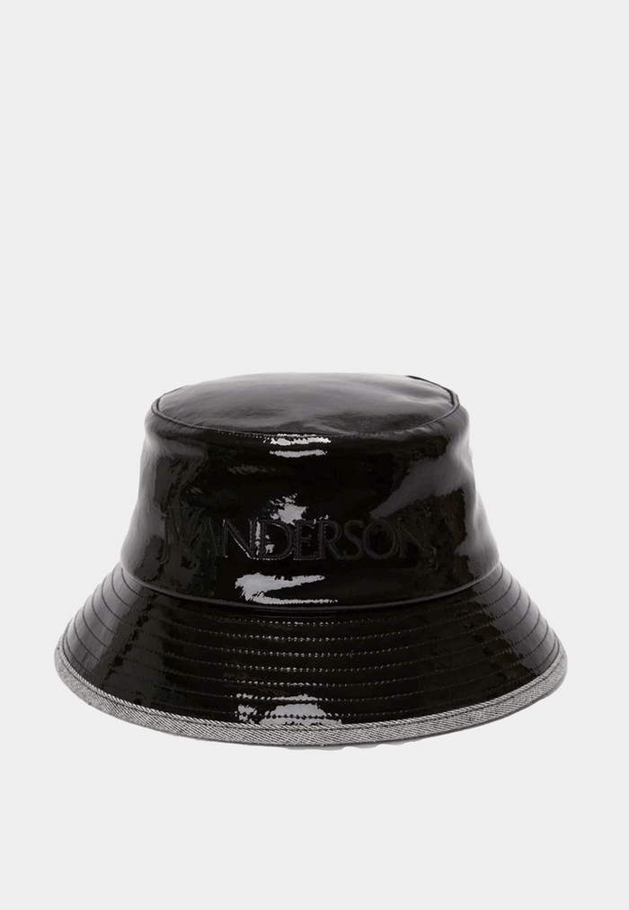 JW Anderson Logo Bucket Hat Black