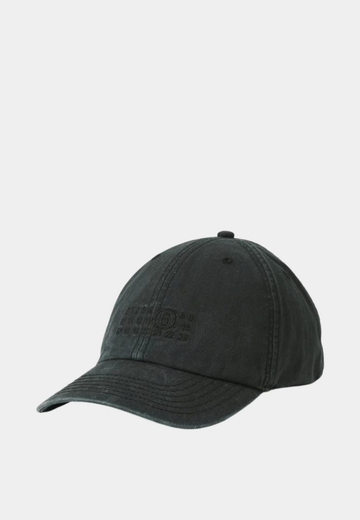Maison Margiela Men'S Washed Cap Black