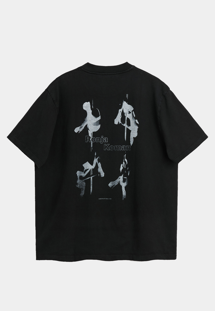 Our Legacy Box T-Shirt Ronja Print - Black