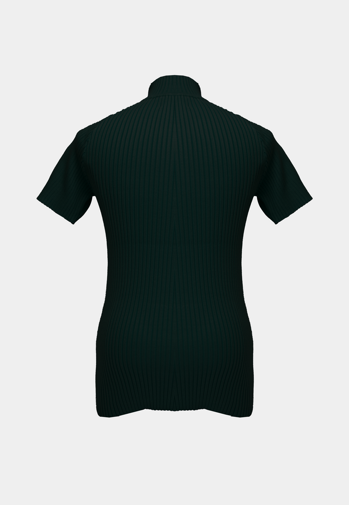 Pieces Unique La Cle Short Turtleneck Black