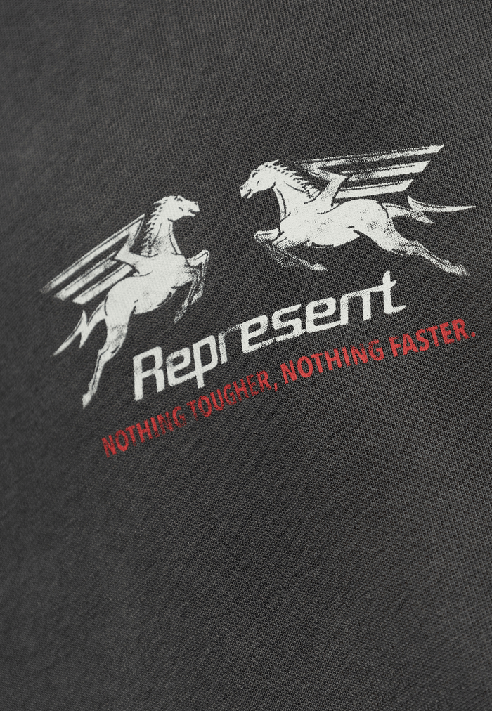 Represent  24 Hour Service T-Shirt Stained Black