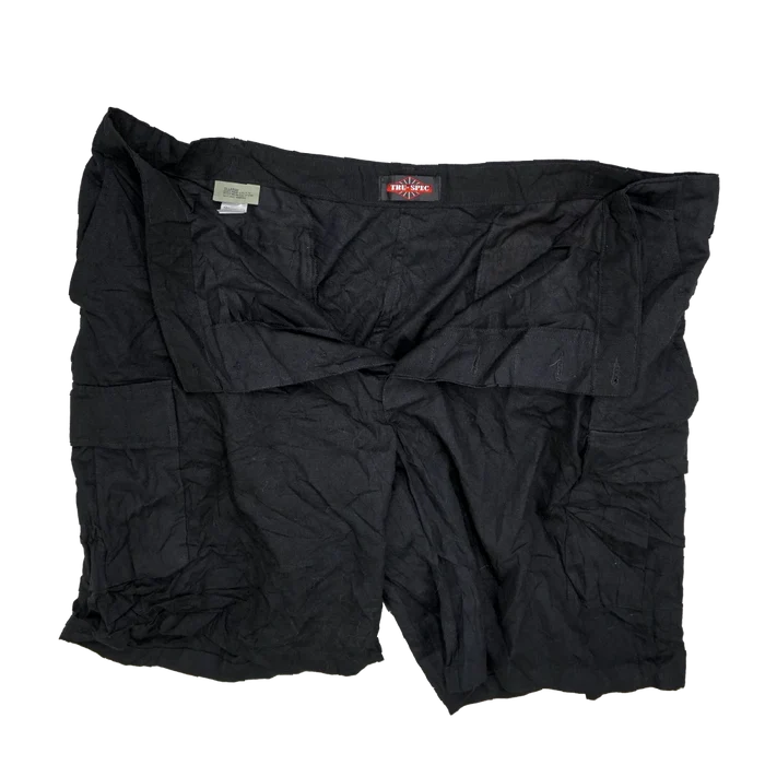 Tru-Spec Black BDU Ripstop Shorts - 2XLarge - Tru-Spec - Shorts