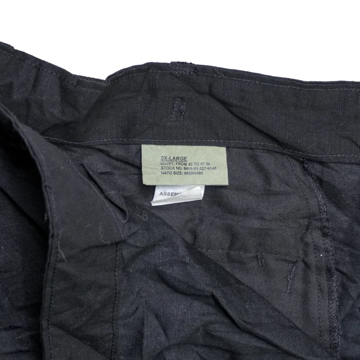 Tru-Spec Black BDU Ripstop Shorts - 2XLarge - Tru-Spec - Shorts