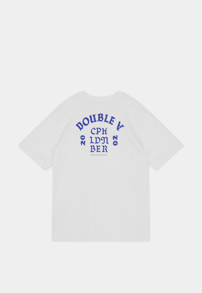 Wood Wood Asa USAA T-shirt GOTS 0001 White